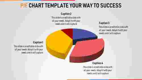pie chart template-PIE CHART TEMPLATE Your Way To Success-style 1